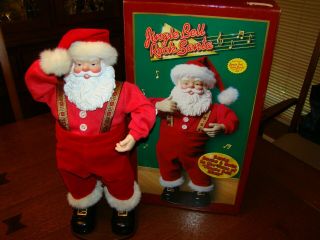 1998 Jingle Bell Rock Santa Claus Animated Dancing Musical 1st Edition St.  Nick