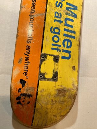 Vintage Rodney Mullen Almost Skateboards “Golfer” Skateboard Deck 2
