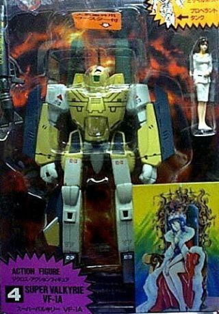 Macross Action Figure 15 Anniversary Initial Version Valkyrie Vf - 1a