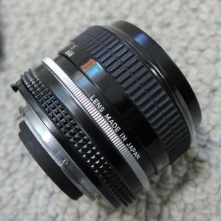 Vintage Nikon NIKKOR 50mm F/1.  2 1:2 Lens & Case 3