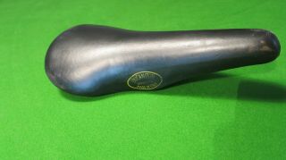 Cinelli Unicanitor No 1,  Vintage Bicycle Saddle,  Leather,  Vgc,  334 Grams