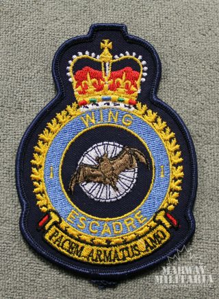 Caf Rcaf,  1 Wing Squadron Jacket Crest / Patch (19866)