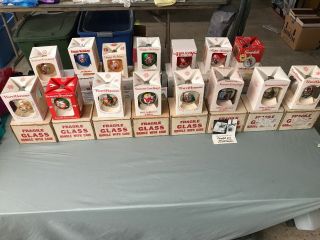 15 Campbells Kids Soup Christmas Ball Ornaments 1980 - 1987,  1991,  1993 - 1997