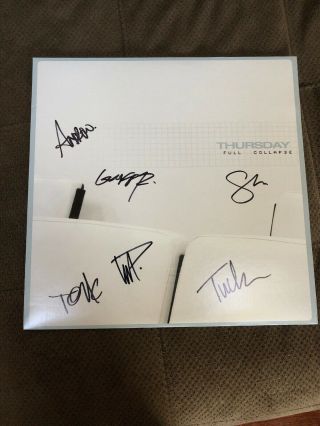 Thursday Full Collapse Vinyl Signed / Autographed