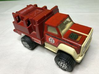 Vintage Red Tonka Fire Rescue 7 Truck - Euc