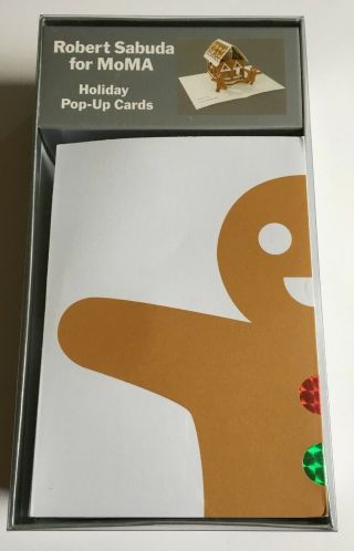Robert Sabuda - Pop Up Gingerbread House - 2005 Museum Of Modern Art - Box Of 8