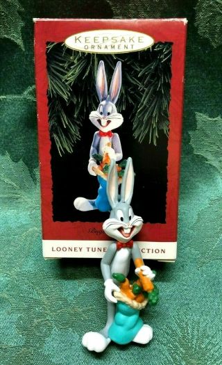 1993 Hallmark Christmas Ornament Bugs Bunny Looney Tunes Warner Brothers Carrots