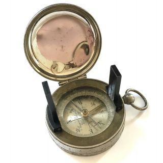 Vintage Eugene Dietzgen Co Chic Ny Handheld Directional Surveyor Compass