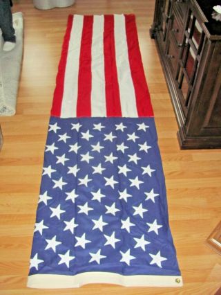 Vintage American Us 50 Stars Casket Flag By Best Valley Forge Usa
