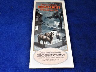 Very Early,  Delco - Light Products,  By General Motors,  Sales Brochure