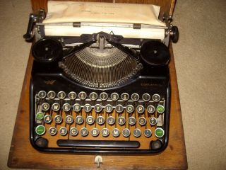 Vintage Continental Typewriter