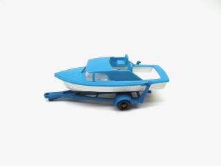 Matchbox Lesney 9 Boat And Trailer No Play
