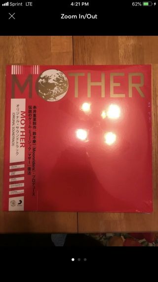 Nintendo Nes Mother / Earthbound Zero Video Game Ost Soundtrack Vinyl Record