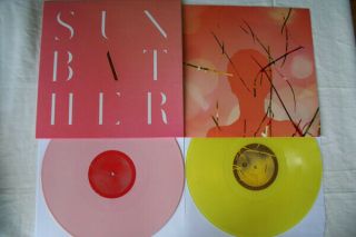 Deafheaven Sunbather 2x Lp Pink & Yellow Colored Vinyl Shoegaze Post Rock