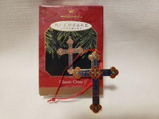 Hallmark 1997 Classic Cross Ornament