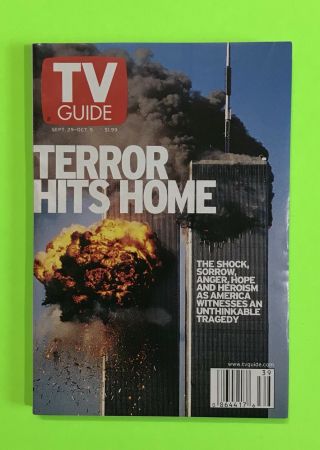 Tv Guide September 29 - Oct 5 2001 9/11 Soecial Edition September 11 Coverage