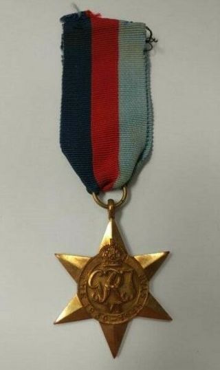 World War II Service Medal with Ribbon - The 1939 - 1945 Star 2