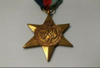 World War II Service Medal with Ribbon - The 1939 - 1945 Star 3