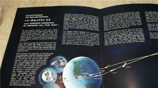 1969 PARKER - HANNIFIN NASA APOLLO 11 COUNTDOWN FLIGHT SPLASHDOWN ADVERT BROCHURE 2