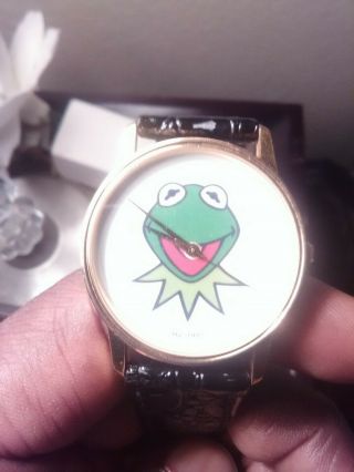 1987 Kermit The Frog Ha Watch Image Watches Inc.  Jim Henson Muppets Vintage