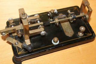 Vintage Vibroplex Telegraph Signal Key Keyer Bug Morse Code Horace Martin 20693