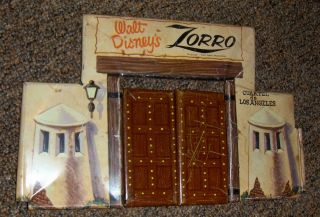 Walt Disney 1957 Zorro Playset By Marx Toy Co.