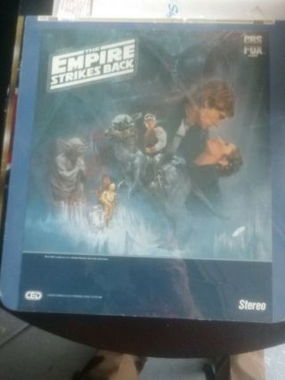 Star Wars The Empire Strikes Back Ced Capacitance Electronic Disc Stereo Cbs Fox