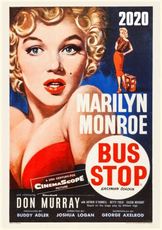 2020 Wall Calendar [12 Pg A4] Marilyn Monroe Vintage Movie Poster M2 - 1111