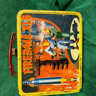 1964 Fireball XL5 Metal Lunch Box,  Space TV Show,  stop motion 2