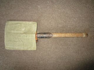 Wwii Russian Reenactor Shovel / Entrenching Tool With Cover