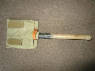 WWII RUSSIAN REENACTOR SHOVEL / ENTRENCHING TOOL WITH COVER 2