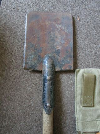 WWII RUSSIAN REENACTOR SHOVEL / ENTRENCHING TOOL WITH COVER 3