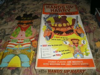 1964 Transogram Hands Up Harry Target Shooting Game - Incomplete