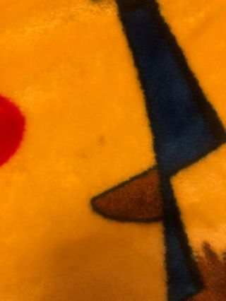 Vintage Pokemon Plush Throw Blanket - Pikachu Charmander Squirtle Bulbasaur Gen 1 3