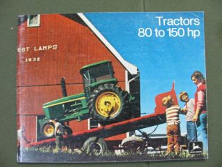 1975 John Deere Tractor Sales Brochure Tractors 80 To 150 Hp 4030 4230 4430 4630