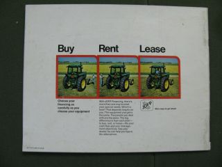 1975 John Deere Tractor Sales Brochure Tractors 80 to 150 hp 4030 4230 4430 4630 2