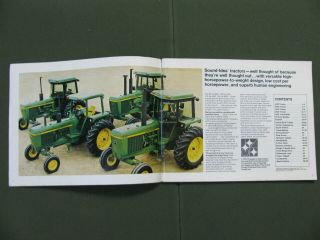 1975 John Deere Tractor Sales Brochure Tractors 80 to 150 hp 4030 4230 4430 4630 3