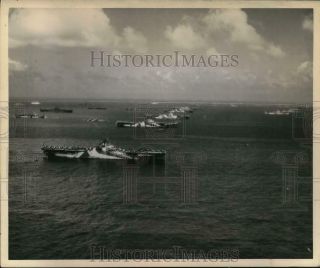 1945 Press Photo U.  S.  Navy Anchorage At Ulithi,  Caroline Islands - Nom14768