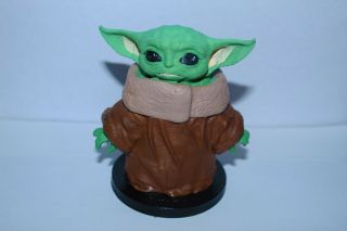 Baby Yoda Figure Mandalorian Star Wars 3d Print Hand Painted