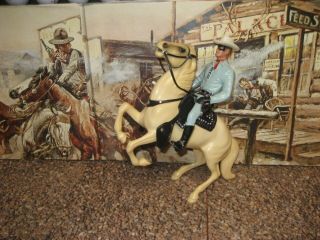 Hartland Lone Ranger Full Rearing Silver Cowboy Horse Accessories