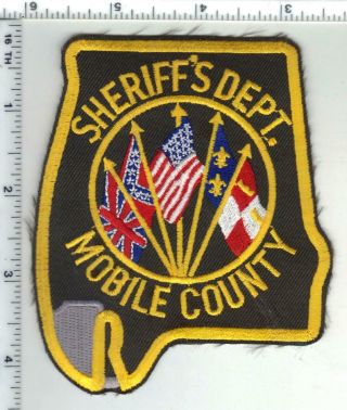 Mobile County Sheriff (alabama) 4th Issue Shoulder Patch