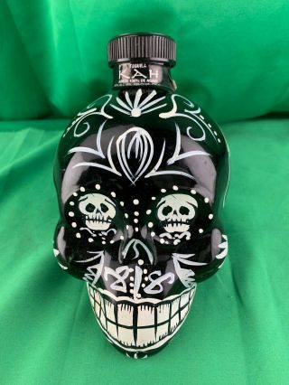Kah Tequila 750 Ml Day Of The Dead Empty Skull Bottle