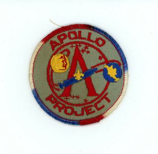 Vintage 1960s Nasa Apollo Project Patch