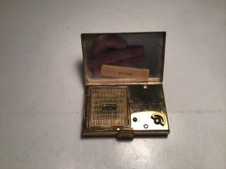 Vintage Elgin American Music Box/makeup Compact - With Case 1940’s.  Needs Work