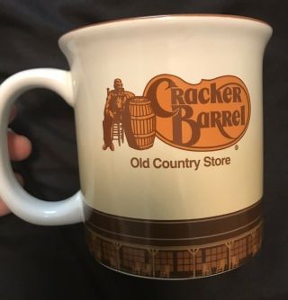 Cracker Barrel Old Country Store Checkers Game 12 Ounce Coffee Mug Cup