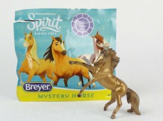 Breyer Stablemates Spirit Riding Mystery Horse Blind Bag Gold Golden Spirit