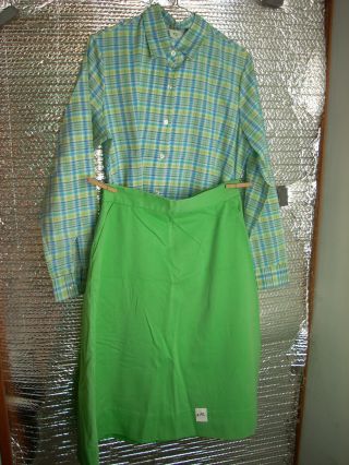 Vintage Girl Scout Uniform - Senior blouse & skirt - 1980 - size 15/16 2