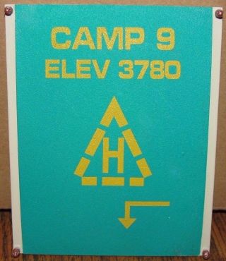 Code 3 Fire Department Camp 9 Elev 3780 2001 Resin Patch Display Plaque Fd Toy