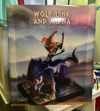 Wolf Link And Midna First 4 Figures F4F Box: No Statue 2