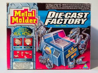Vintage 1996 Real Metal Molder Die Cast Factory Kit Toymax - Motorcycles -